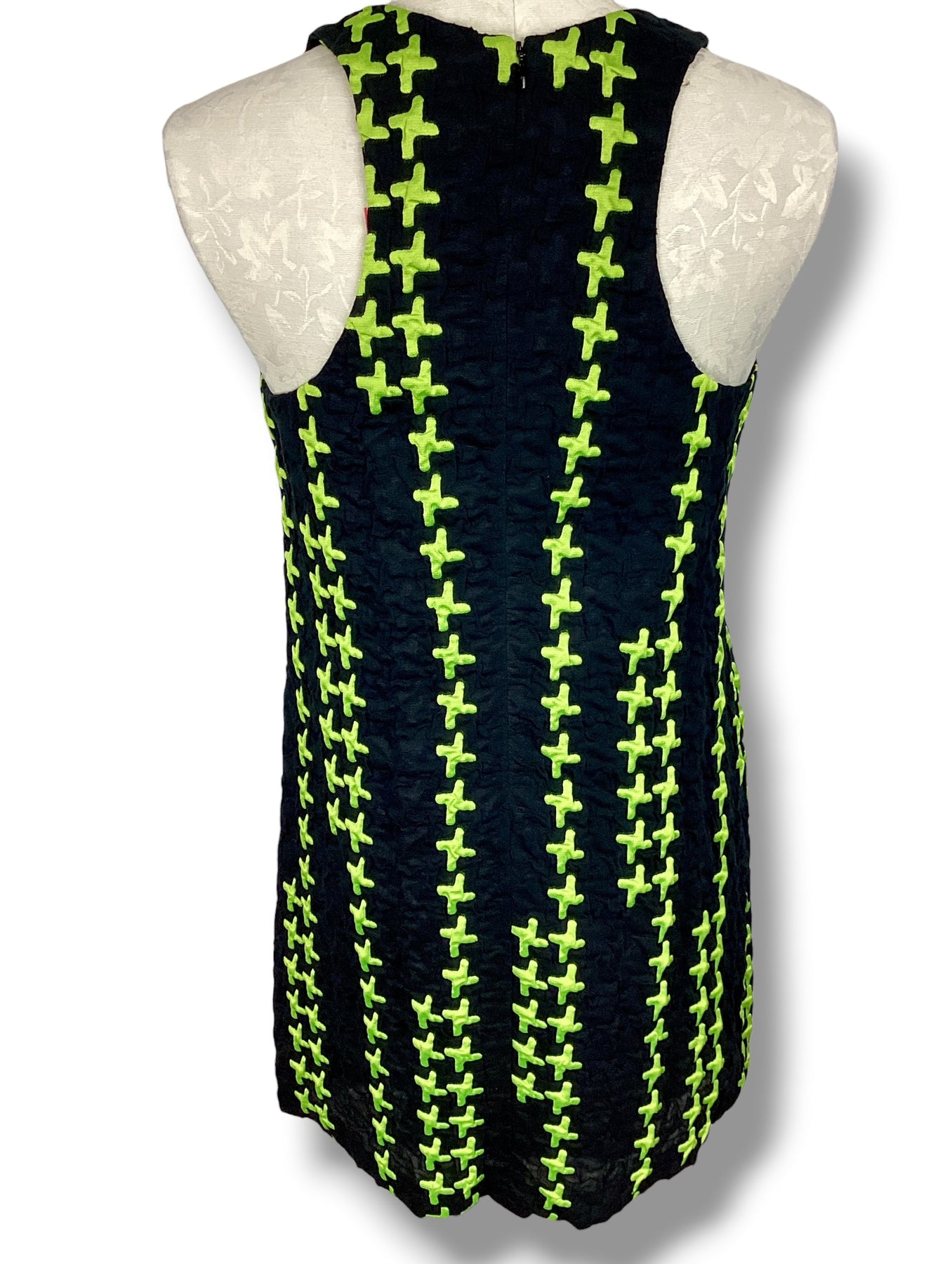 black and neon green dress Neon Green Bodycon Split Evening Gown